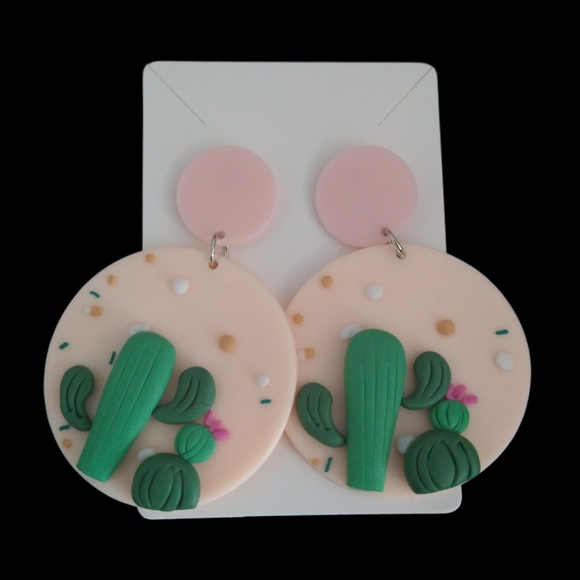 Polymer Clay Earrings - Picture 1 of 1